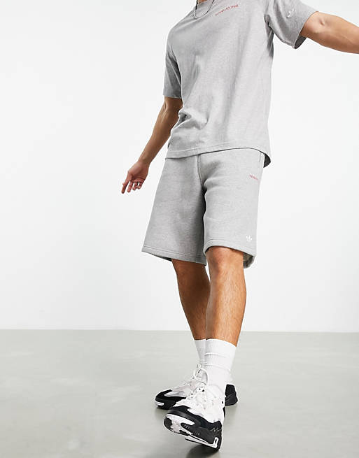 Shorts adidas Originals Sports Club shorts in grey heather 