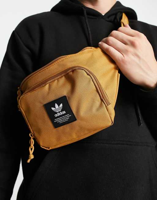 Adidas ori faux outlet leather fanny pack