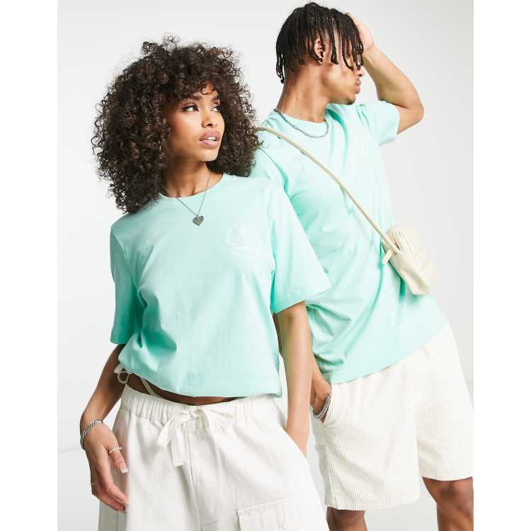 Turquoise adidas outlet shirt