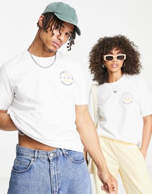 adidas Originals - Sports Resort Club - T-shirt avec imprimé graphique au dos - Blanc | ASOS