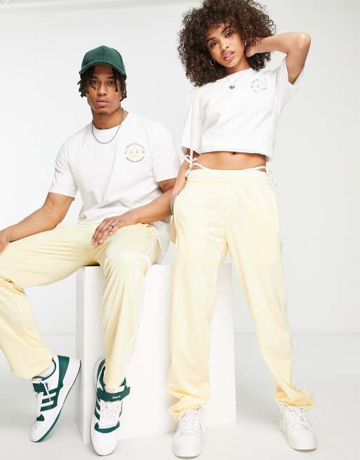 Pantaloni tuta adidas gialli new arrivals