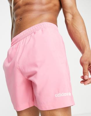 adidas Originals 'Sports Resort' shorts in pink - ASOS Price Checker