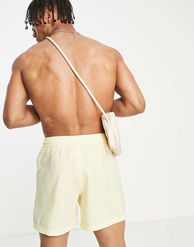 adidas Originals 'Sports Resort' swim shorts in yellow 0