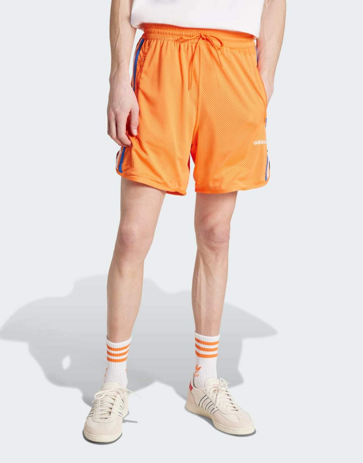 adidas Originals Sprint short in semi solar orange