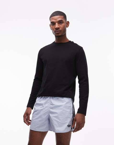 adidas Originals – Sprinter – Ljusblå shorts - view 1