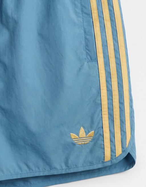 adidas Originals - Sprinter - Pantaloncini blu e arancioni, 9 di 9
