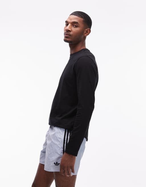adidas Originals - Sprinter - Pantaloncini celesti, 3 di 5