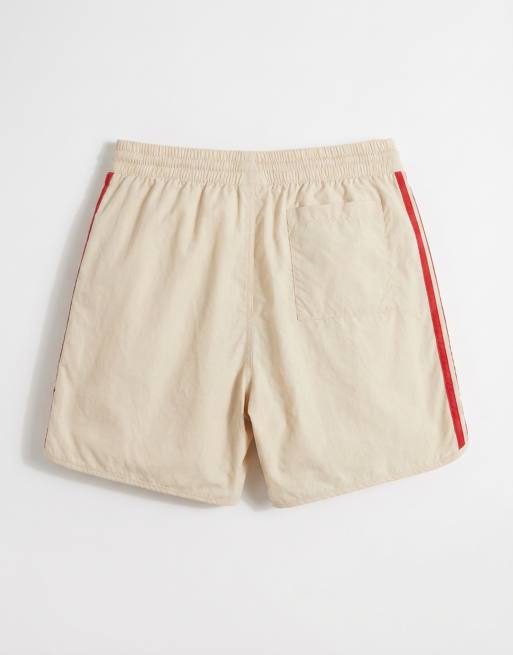 adidas Originals – Sprinter – Shorts in Beige und Rot, 7 von 9