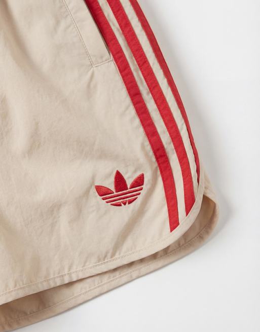 adidas Originals – Sprinter – Shorts in Beige und Rot, 9 von 9