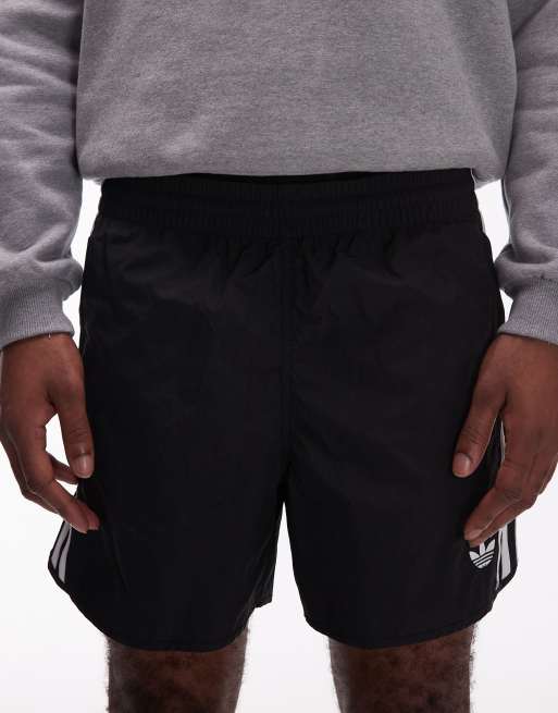 adidas gazelle silver green womens ADIDAS ORIGINALS Black Mesh Loose Sports Shorts for Boys and Girls  Pavidas