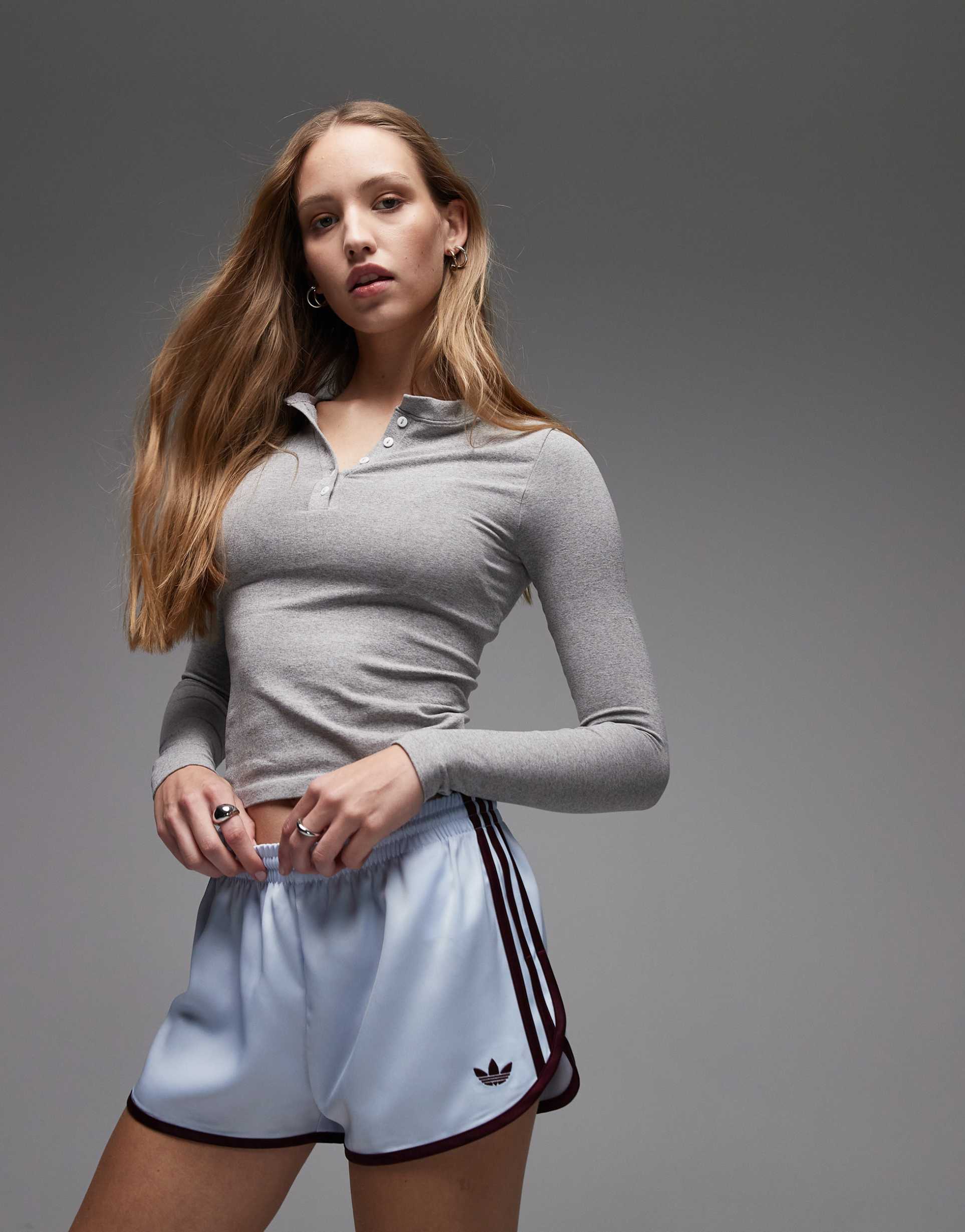 adidas originals sprinter shorts in blue and navy