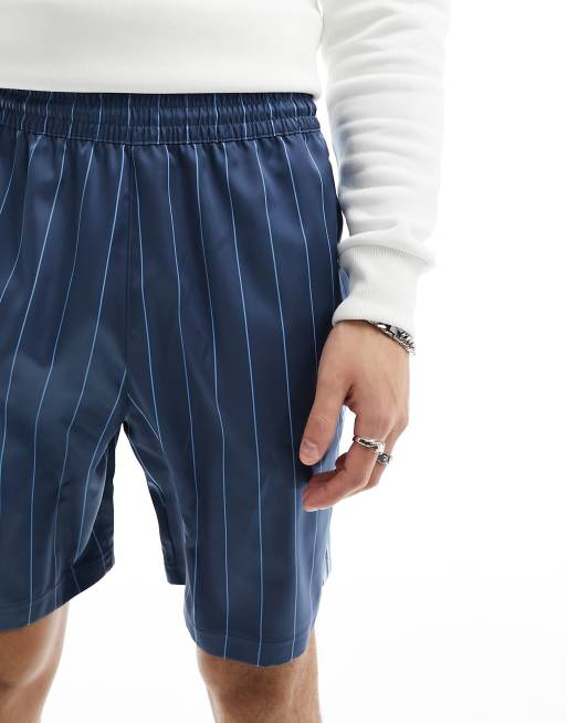 adidas Originals sprinter shorts in blue stripe, 4 of 5