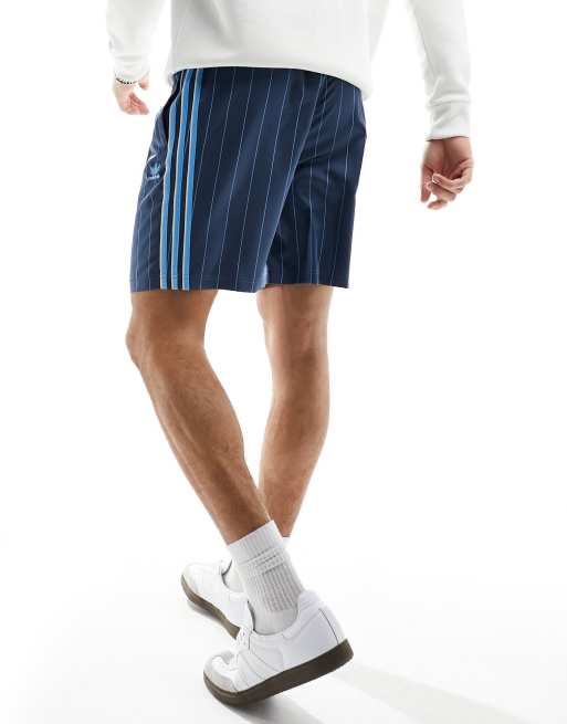 adidas Originals sprinter shorts in blue stripe, 5 of 5