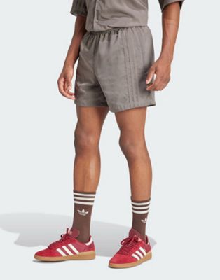 adidas Originals sprinter shorts in brown