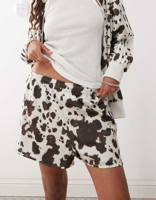 adidas Originals Sprinter shorts in cow print ASOS