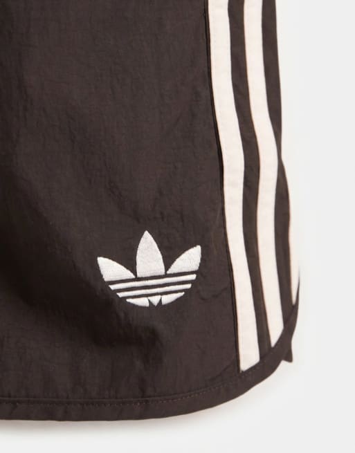 adidas Originals – Sprinter – Shorts in Kaffeebraun und Rosa, 9 von 9