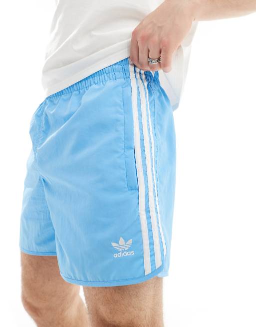  adidas Originals sprinter shorts in light blue