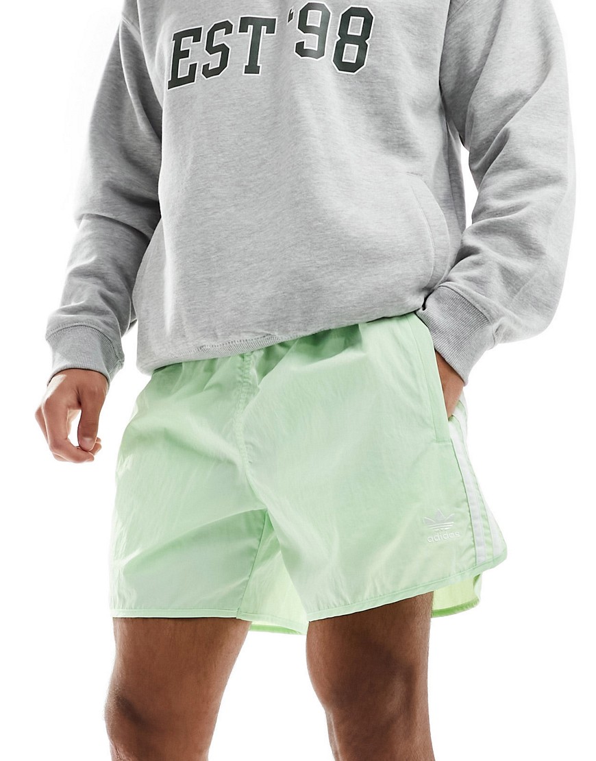 adidas Originals sprinter shorts in pastel green