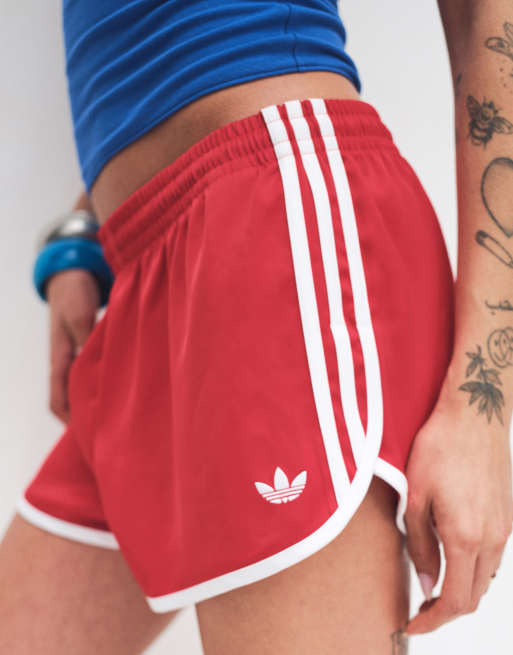 adidas Originals sprinter shorts in red, 3 of 5