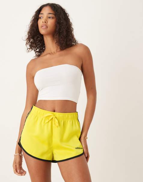 adidas Originals sprinter shorts in yellow - view 1