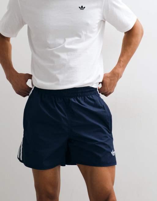 adidas Originals Sprinter-Shorts mit drei Streifen in Marineblau, 2 von 5