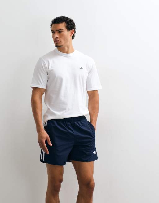 adidas Originals Sprinter-Shorts mit drei Streifen in Marineblau, 5 von 5