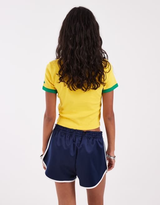 adidas Originals Sprinter-Shorts mit drei Streifen in Marineblau, 2 von 5