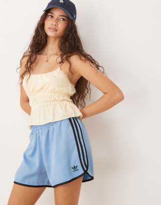 adidas Originals - Sprintershorts in Blau mit den 3 Streifen