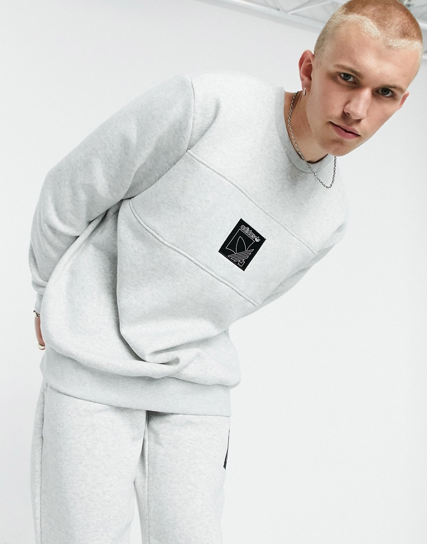 Adidas Originals SPRT icon sweatshirt in grey