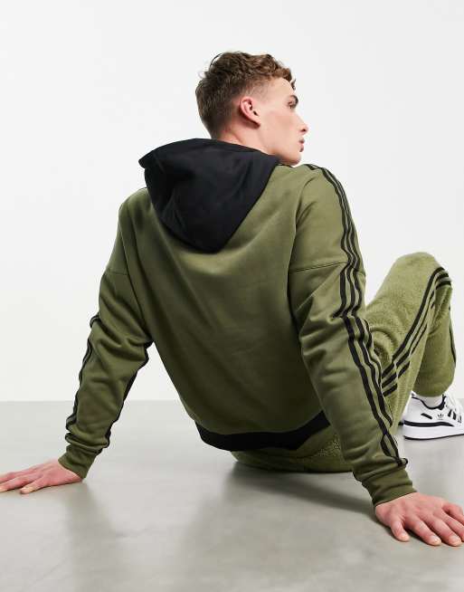 Adidas originals sale mixed hoodie