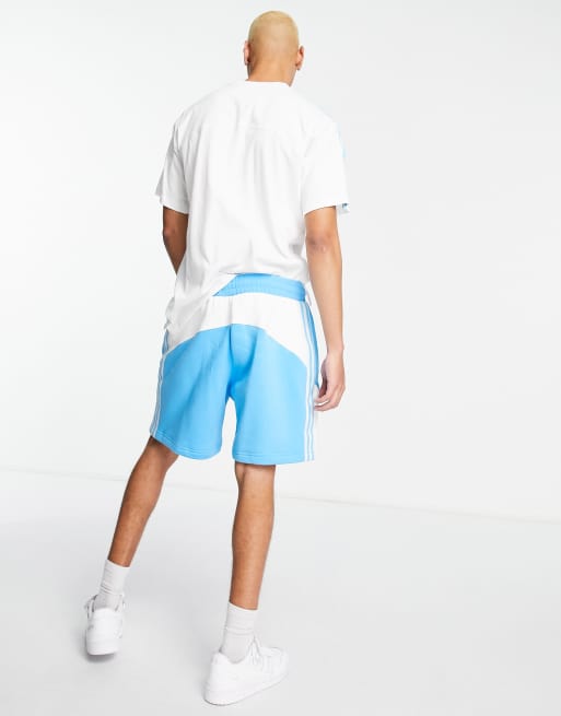 Short adidas bleu ciel new arrivals