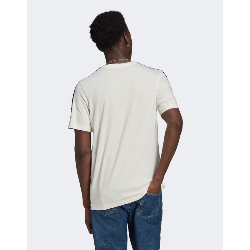XbZIb Top adidas Originals - SPRT - T-Shirt con logo centrale a tre strisce, colore bianco
