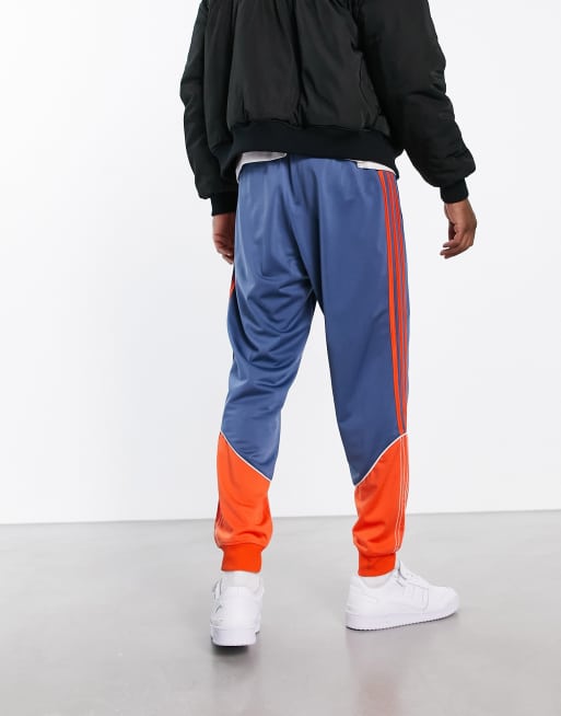 Blue and cheap orange adidas tracksuit