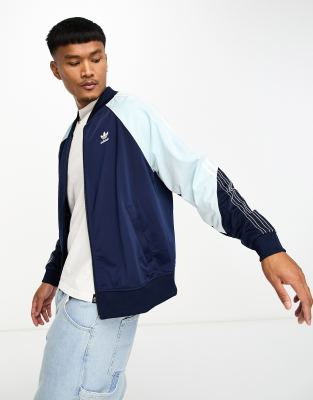 Adidas sst track hot sale jacket navy