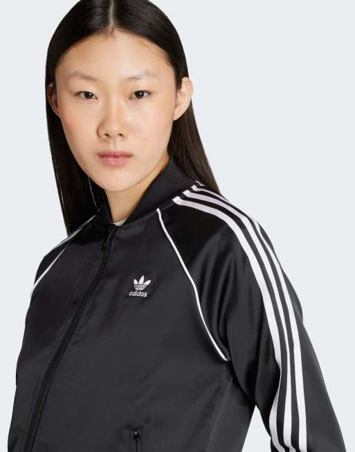 adidas Originals Sst adicolor Giacca sportiva in raso nera