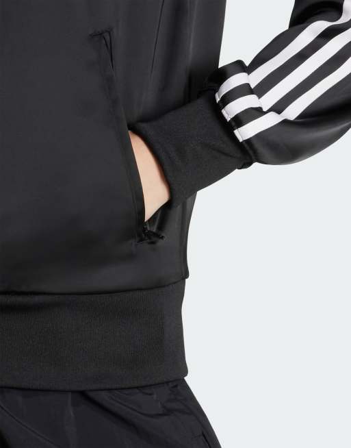 adidas Originals Sst adicolor Giacca sportiva in raso nera