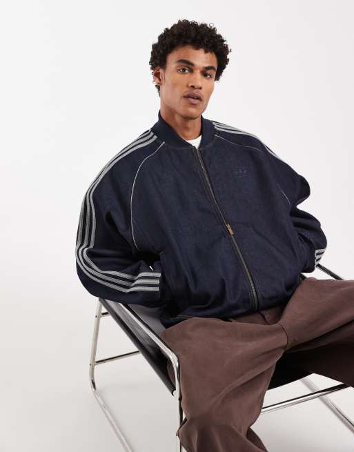 adidas Originals – SST Adicolor – Trainingsjacke aus Denim in Indigoblau, 1 von 5