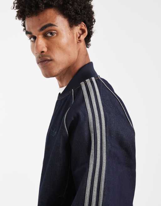 adidas Originals – SST Adicolor – Trainingsjacke aus Denim in Indigoblau, 4 von 5