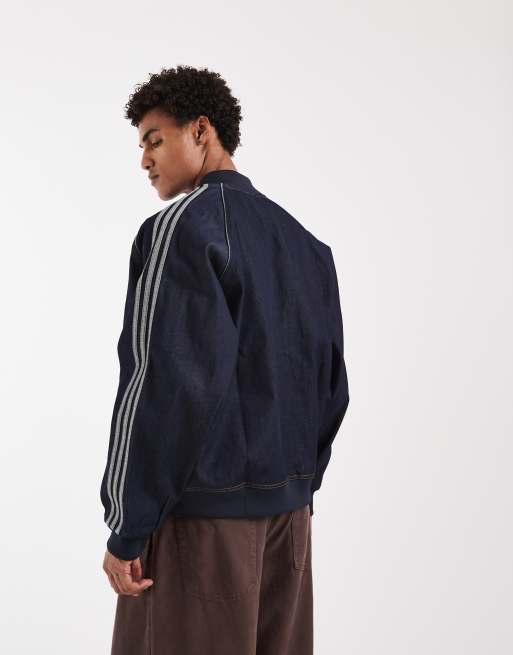 adidas Originals – SST Adicolor – Trainingsjacke aus Denim in Indigoblau, 5 von 5
