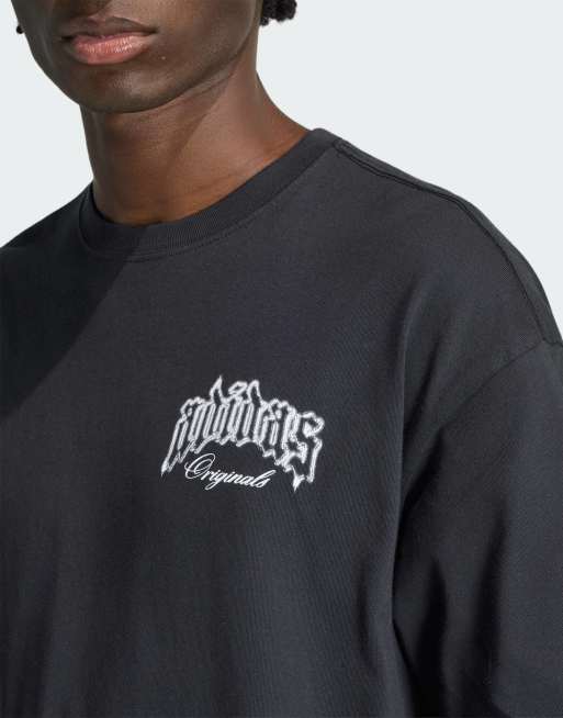 adidas Originals – SST Arch – T-Shirt in Schwarz, 2 von 4