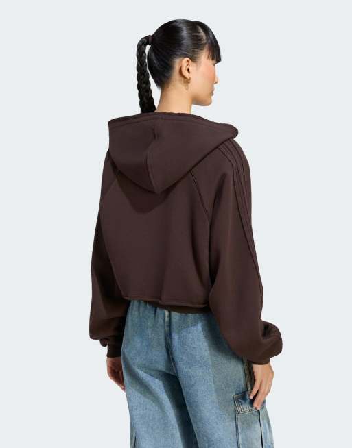 adidas Originals Sst Hoodie mit doppelter Vorderseite in Aurora Coffee, 2 von 4