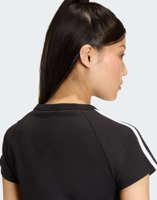 adidas Originals – SST – Knapp geschnittenes T-Shirt in Schwarz/Weiß, 2 von 4