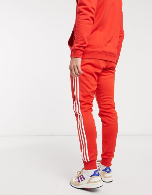 adidas Originals SST Pantaloni sportivi rosso ricco