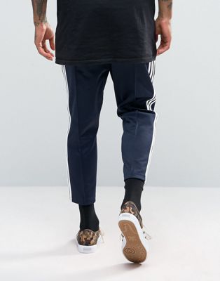adidas Originals SST Relax Cropped Joggers In Blue BK3631 | ASOS