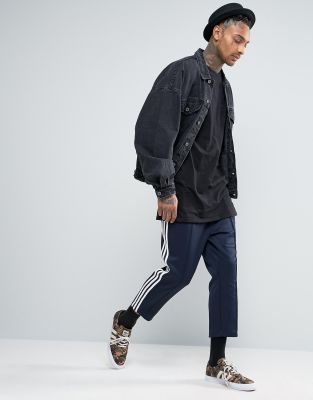 sst relaxed cropped track pants