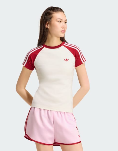 adidas Originals Sst T-shirt i cloud white / team victory - view 1