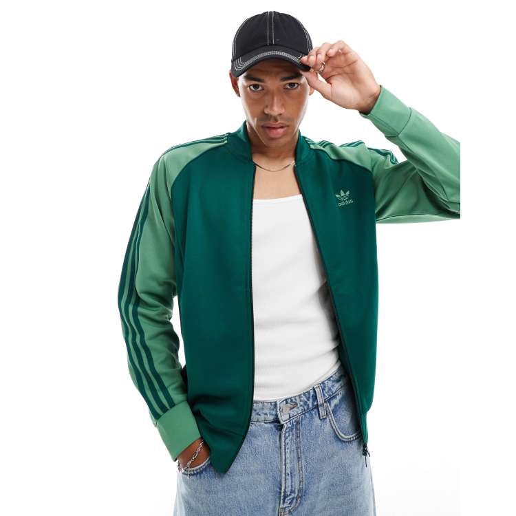 adidas Originals SST Top sportivo verde ASOS