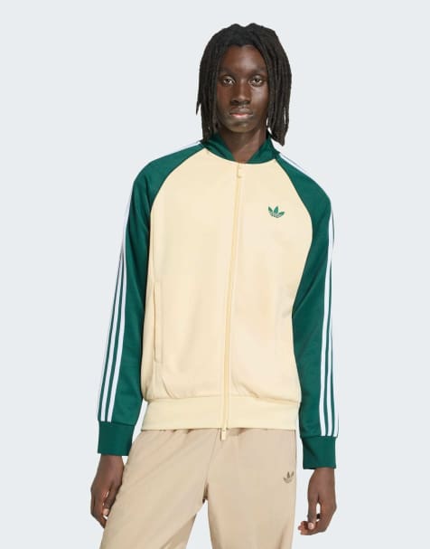 adidas Originals SST Tracktop in Warm Vanilla / Collegiate - view 1