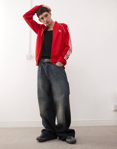 adidas Originals – SST – Trainingsjacke in Rot - view 1