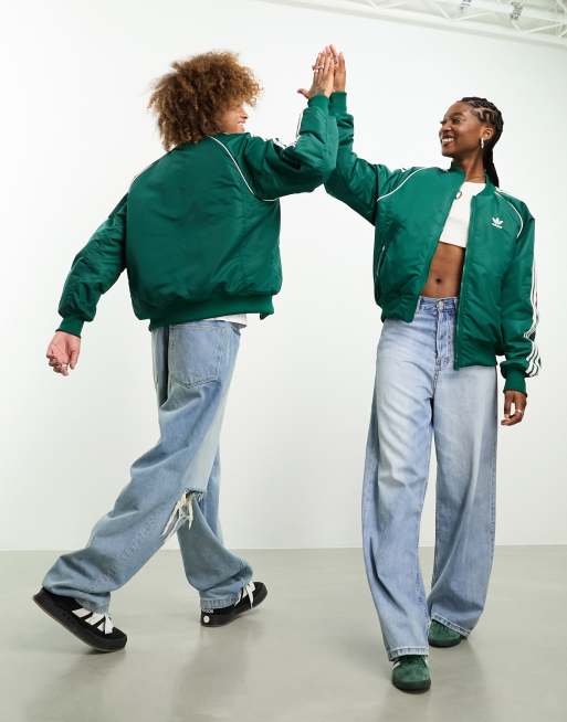 Adidas sst track shop jacket collegiate green